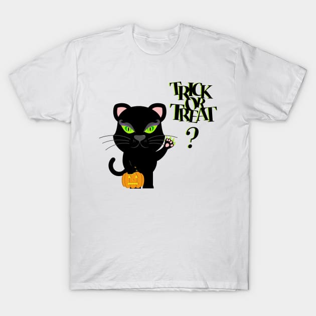 Trick or Treat T-Shirt by TeawithAlice